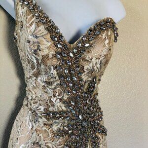 Camille La Vie dazzled beaded lace